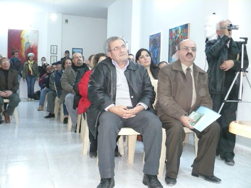 صور من حفل توقيع كتاب الأديب القاص محمد عزوز في صالة مزيج